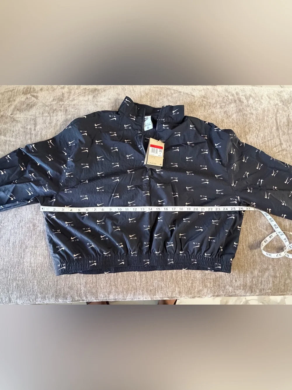Nike Air Women’s Woven Tracksuit Set Jacket + Jogger Pants Black/White NWT